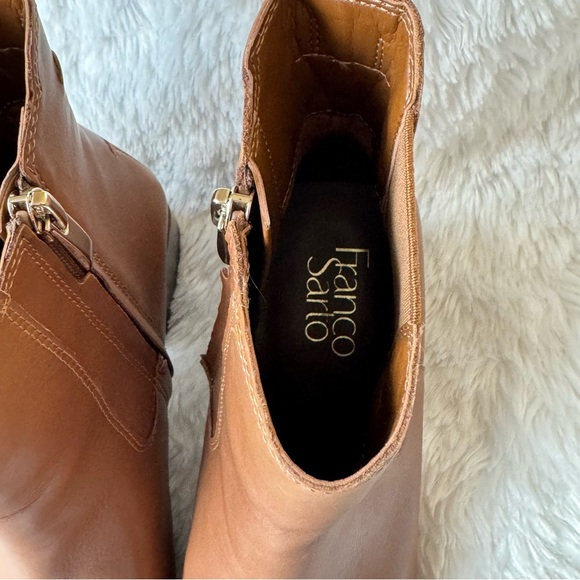 Franco Sarto Waxton Ankle Bootie Hazelnut Leather 7M - Picture 8 of 15